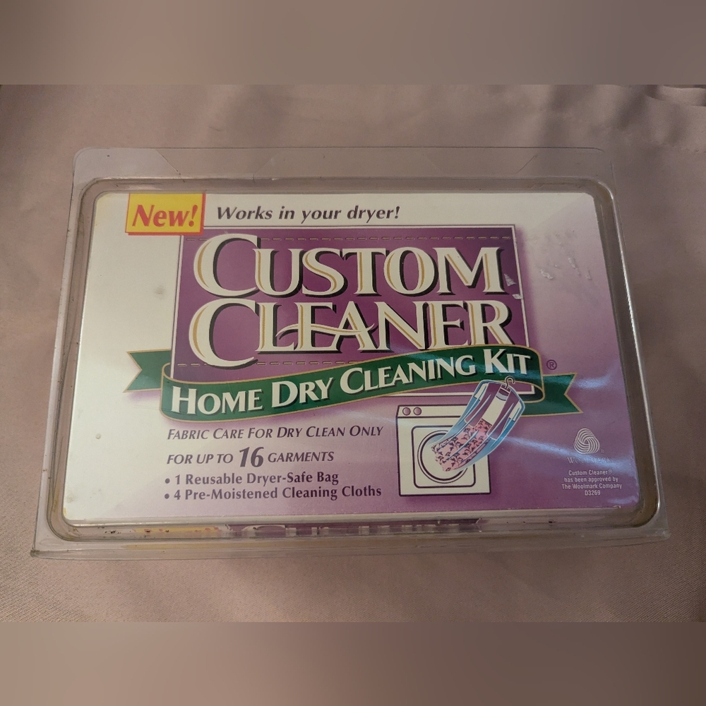Custom Cleaner Home Dry Cleaning Kit Open Box Up To 16 Garments Wool Silk dryer